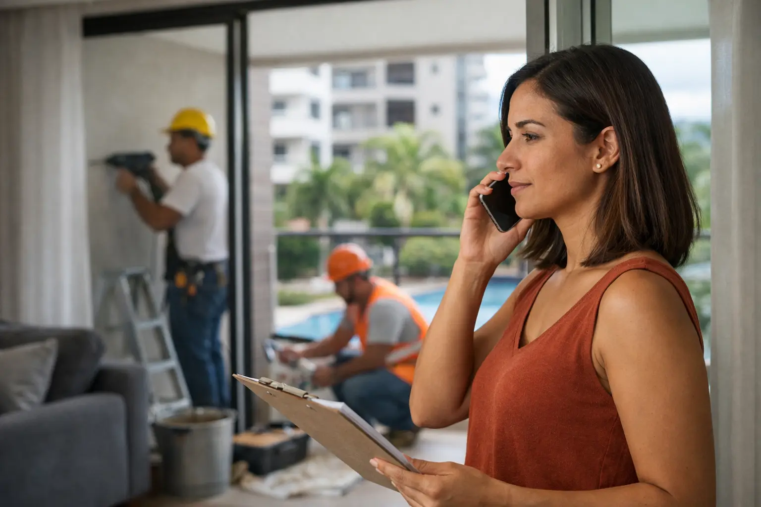 Mensagem sobre obras em apartamento: como avisar